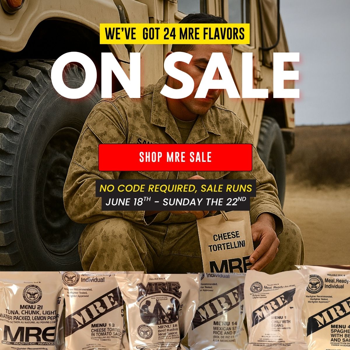MRE Sale