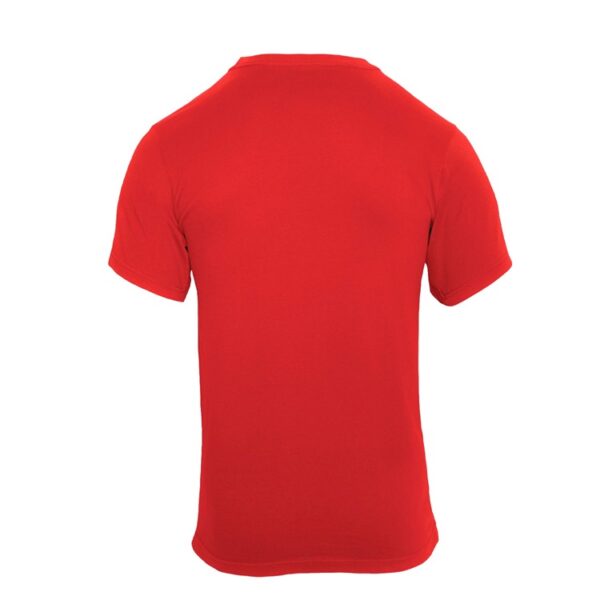 a red USMC shirt