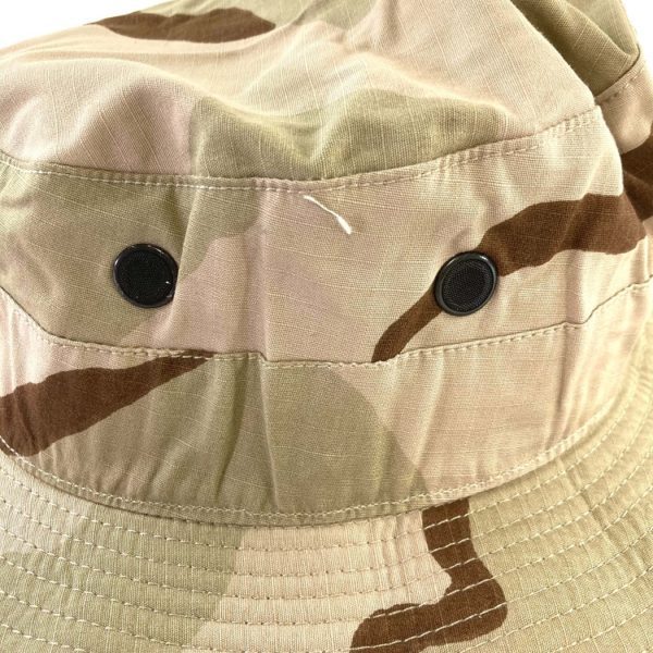 3 Color Desert Camo Hat Details