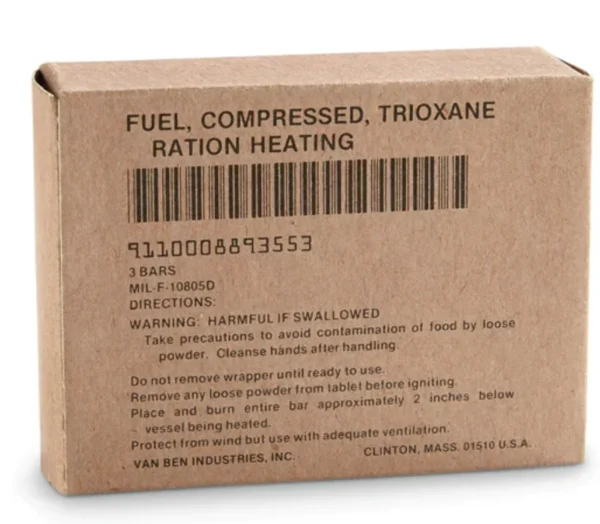 USGI MIL-F-10805D Trioxane Cooking Fuel Bars - Image 4