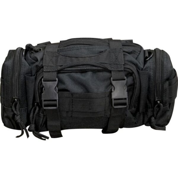 a black military first aid bag