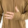 Marine wearing FROG waffle top in coyote brown