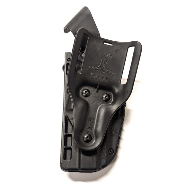 a black Safariland Beretta Holster