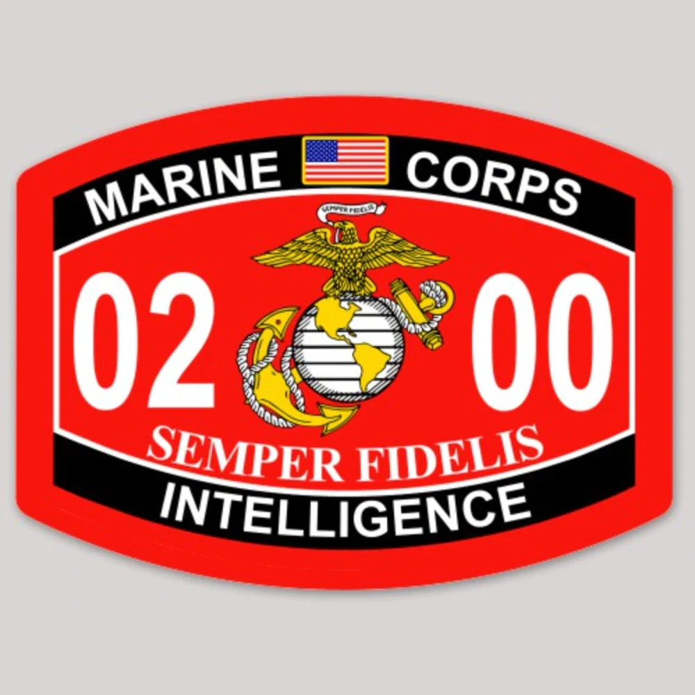 0200 Intelligence Marine Corps MOS Decal