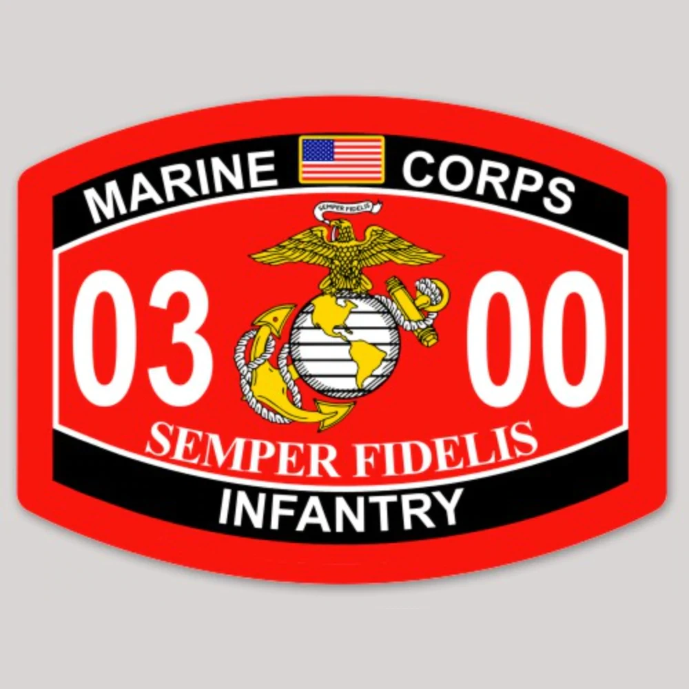 0300 Infantry Marine Corps MOS Decal