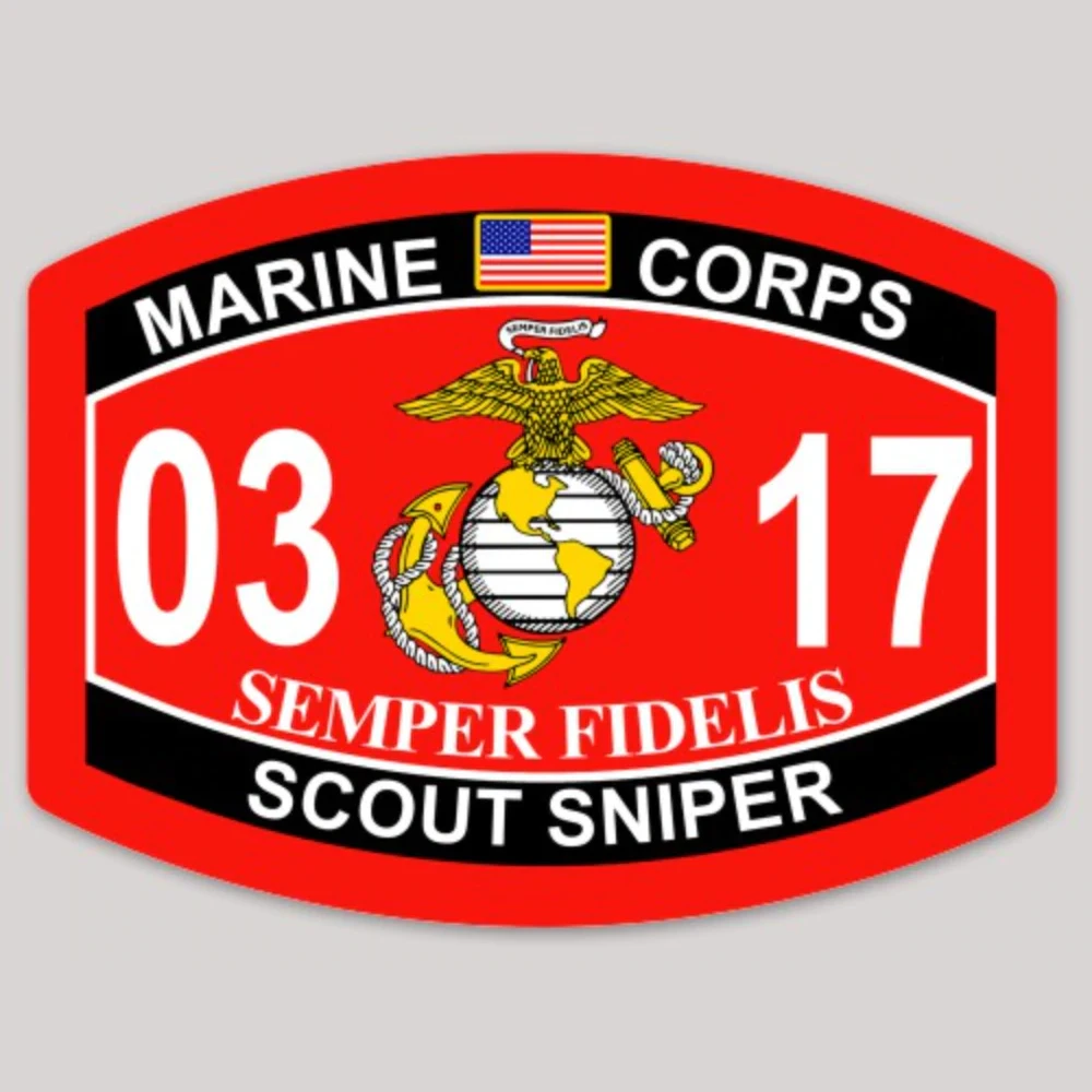 0317 Scout Sniper Marine Corps MOS Decal