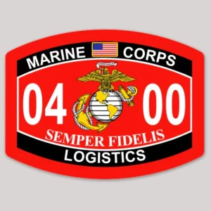 0400 Logistics Marine Corps MOS Decal