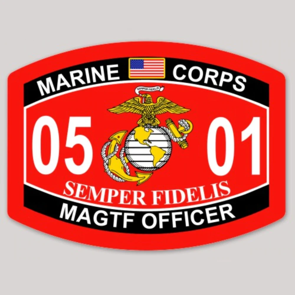 0501 MAGTF Officer Marine Corps MOS Decal