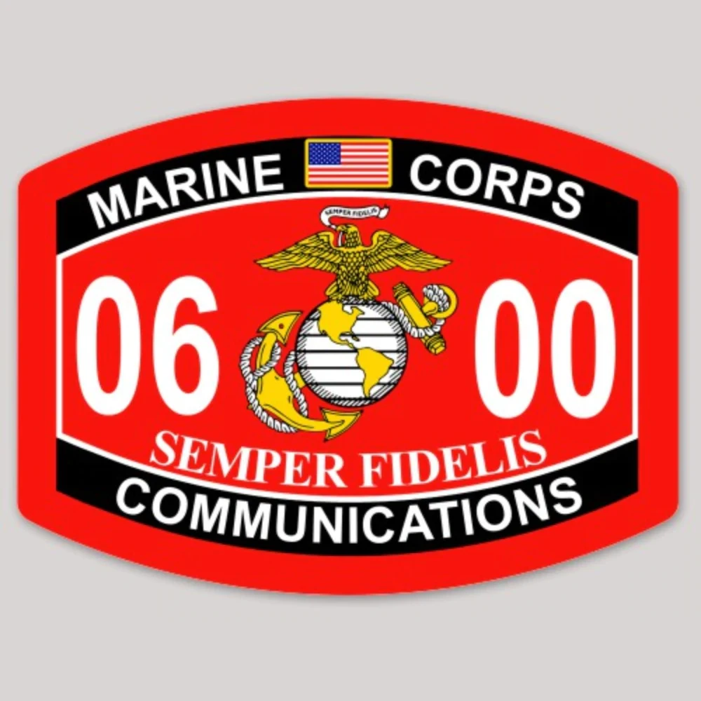 0600 Communications Marine Corps MOS Decal