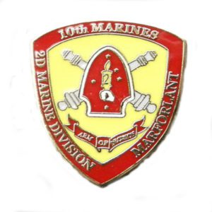 10th Marine Regiment Pin