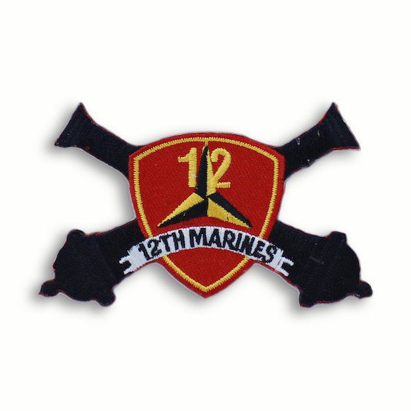 12th Marine Regiment Patch Cannons