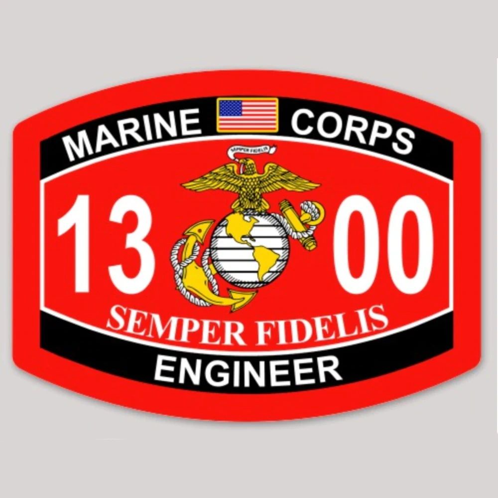 1300 Engineer Marine Corps MOS Decal