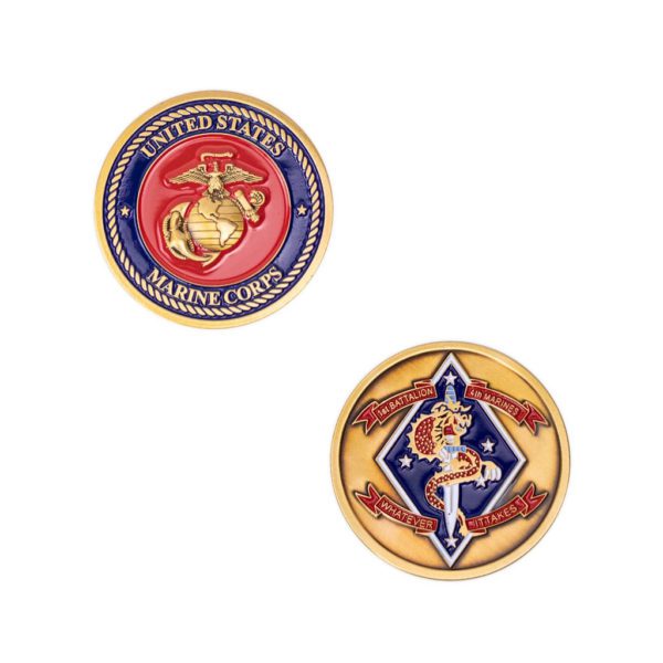 1st Battalion 4th Marines Coin