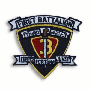 1st Battalion 3rd Marines Patch Lava Dogs
