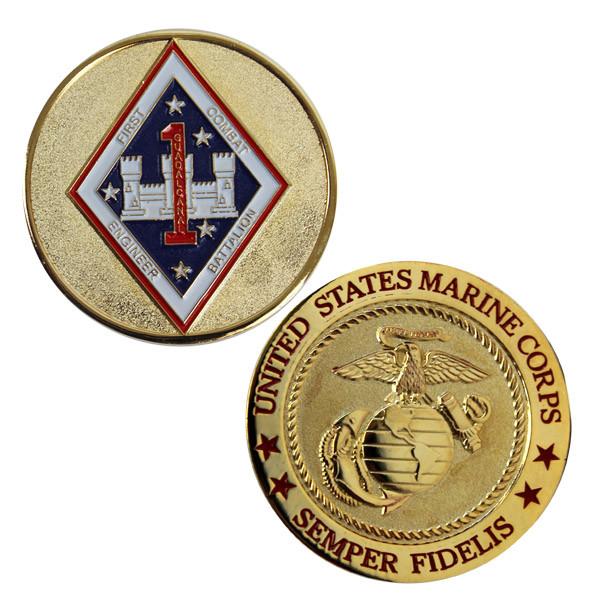 1st Combat Engineer Battalion Coin