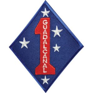 Blue Diamond 1st Marine Division Patch Medium Image
