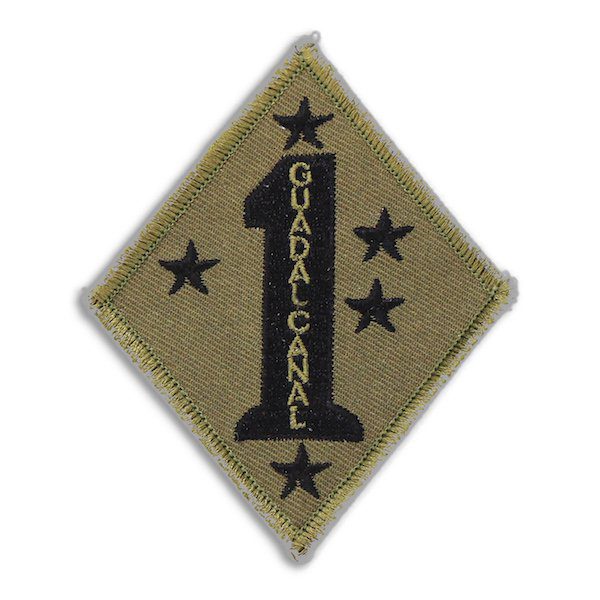 1st Marine Division Muted Olive Drab Patch
