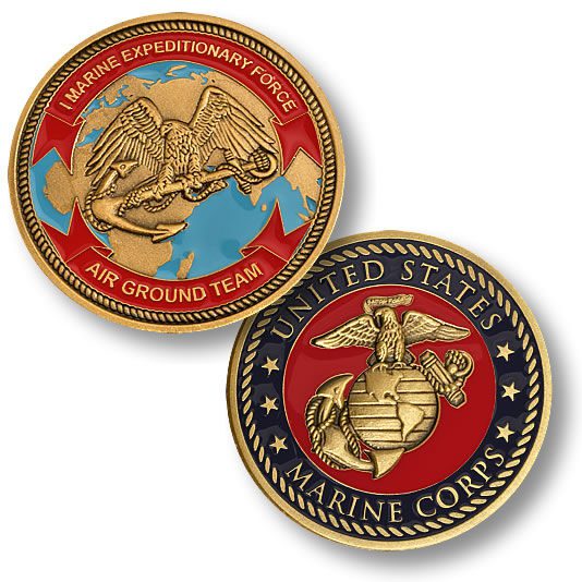 1st Marine Expeditionary Force Coin