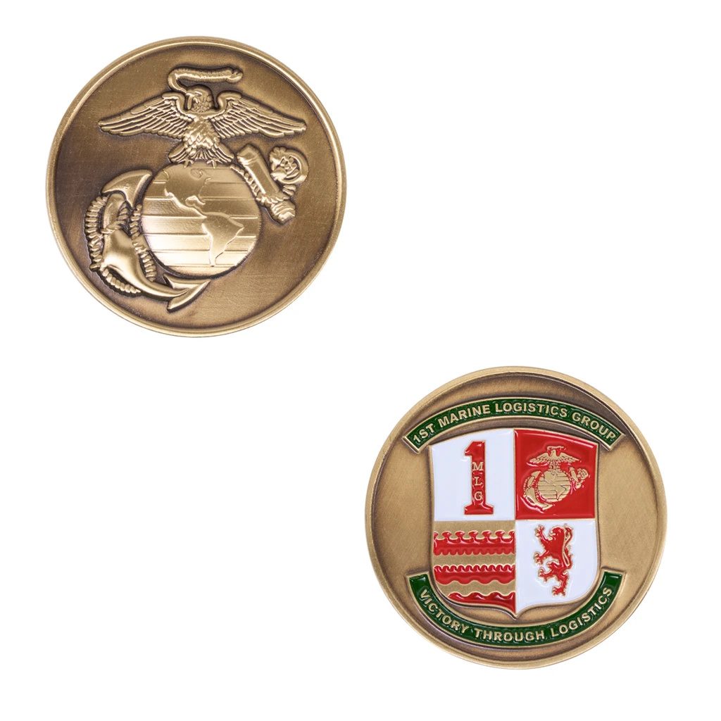 1st Marine Logistics Group Coin