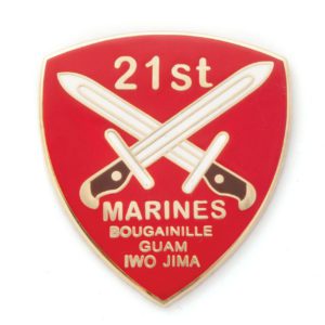 21st Marine Regiment Pin