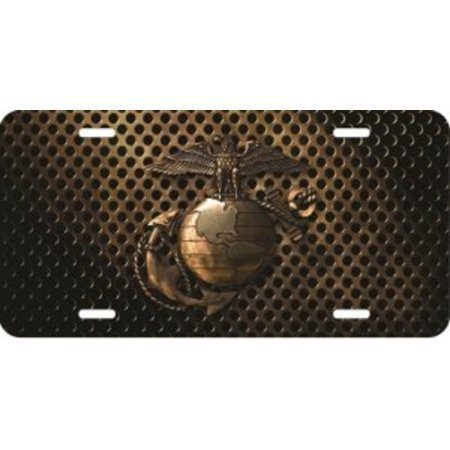 3D U.S. Marines EGA License Plate