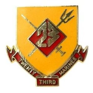 23rd Marine Regiment Pin