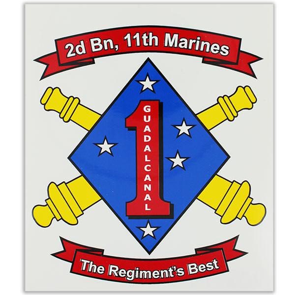 2nd Battalion 11th Marines The Regiments Best Decal
