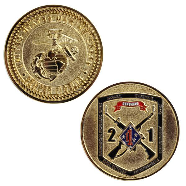 2nd Battalion 1st Marines Gunsmoke Coin
