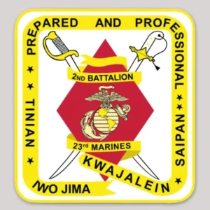 2nd Bn 23rd Marines Decal