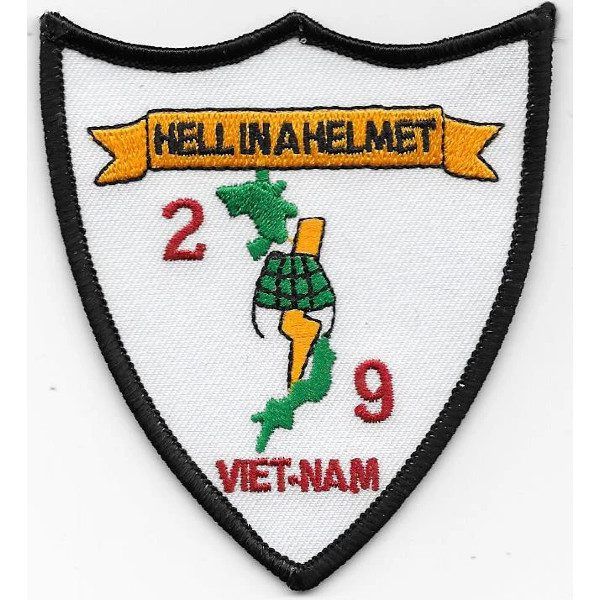 2nd Bn 9th Marines Hell In A Helmet Patch