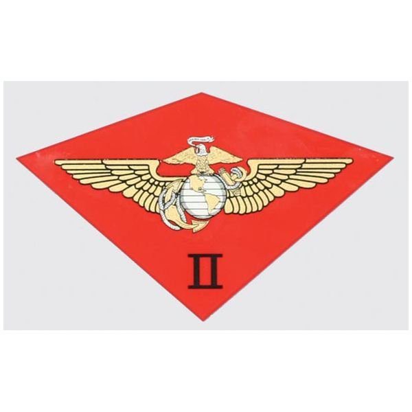 Red 2nd Marine Air Wing Decal