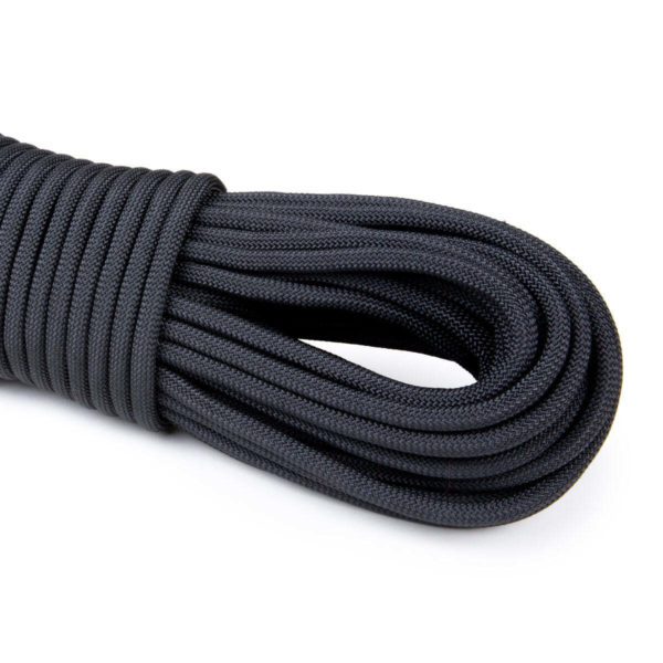 3/8" x 50' Black Nylon Rope