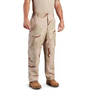 3-Color Desert Button-Fly BDU Trousers