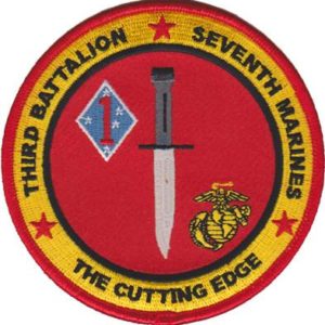 3rd bn 7th marines patch