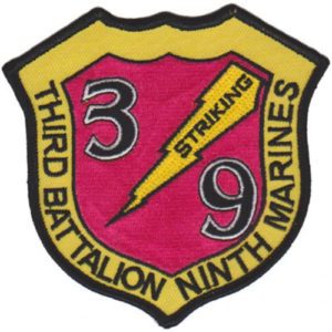 3rd Bn 9th Marines Patch