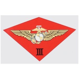 Red 3rd Marine Air Wing Decal