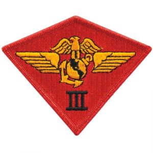 Red 3rd Marine Air Wing Patch