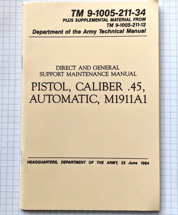 .45 Caliber Automatic Manual