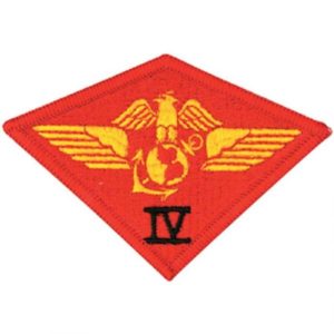 Red 4th Marine Aircraft Wing Patch