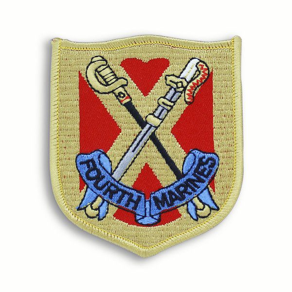 Oldest and Proudest 4th Marine Regiment Shield Patch