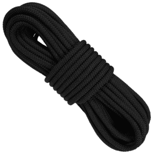 5/8" x 50' Black Nylon Rope