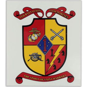 5th Battalion 11th Marines The Spirit Of Saint Barbara Decal