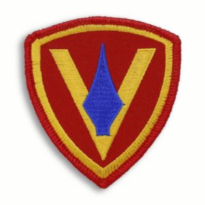 Historic 5th Marine Division Patch