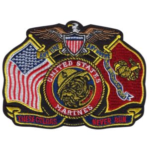 Anytime Anywhere United States Marines Flags Patch