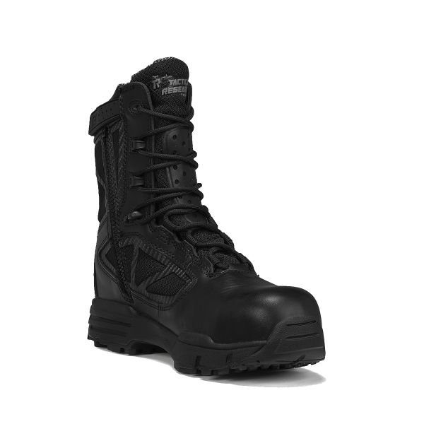 Belleville Tactical Boots CHROME TR998Z WP CT WATERPROOF SIDE ZIP COMPOSITE TOE BOOT Black