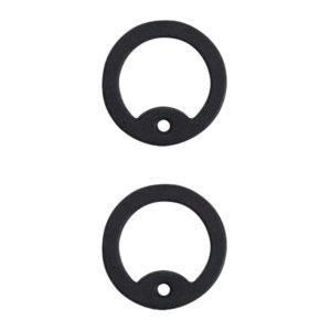 Black Identification Tag Rubber Rings