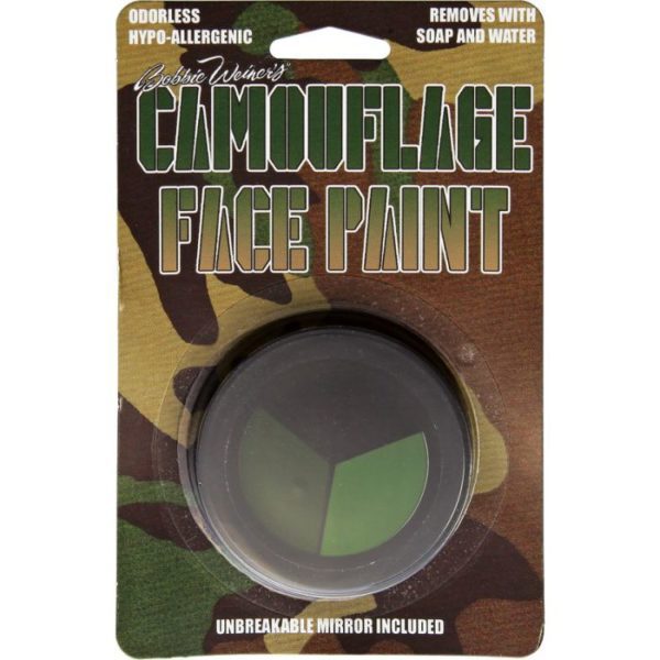 Bobbie Weiners Camouflage Face Paint with Unbreakable Mirror