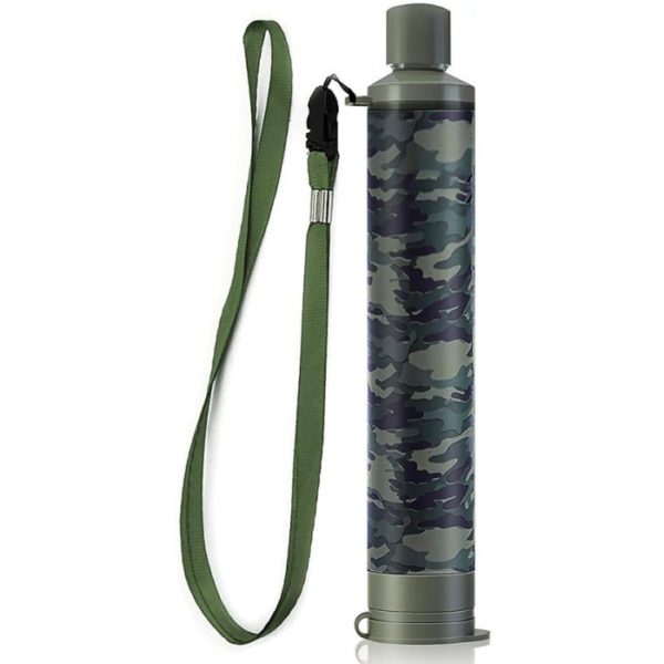 Camouflage Personal Water Filter Straw