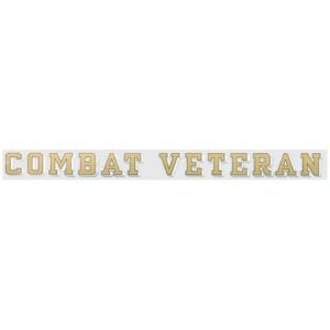 Combat Veteran 18 inch Window Decal