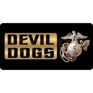 Devil Dogs EGA License Plate